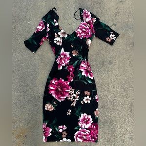 Floral Bodycon Dress